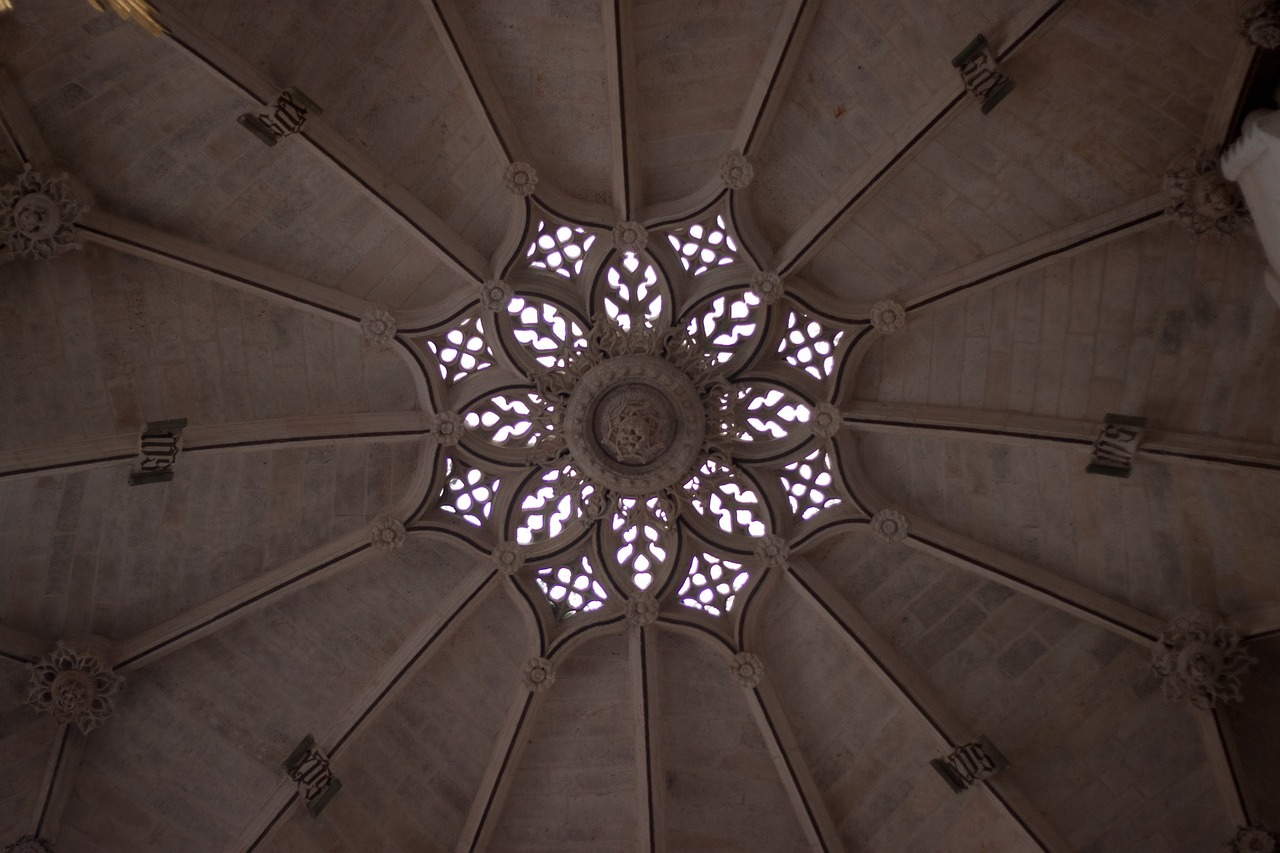 Detail of a gothic ceiling as a sample of possible architecture